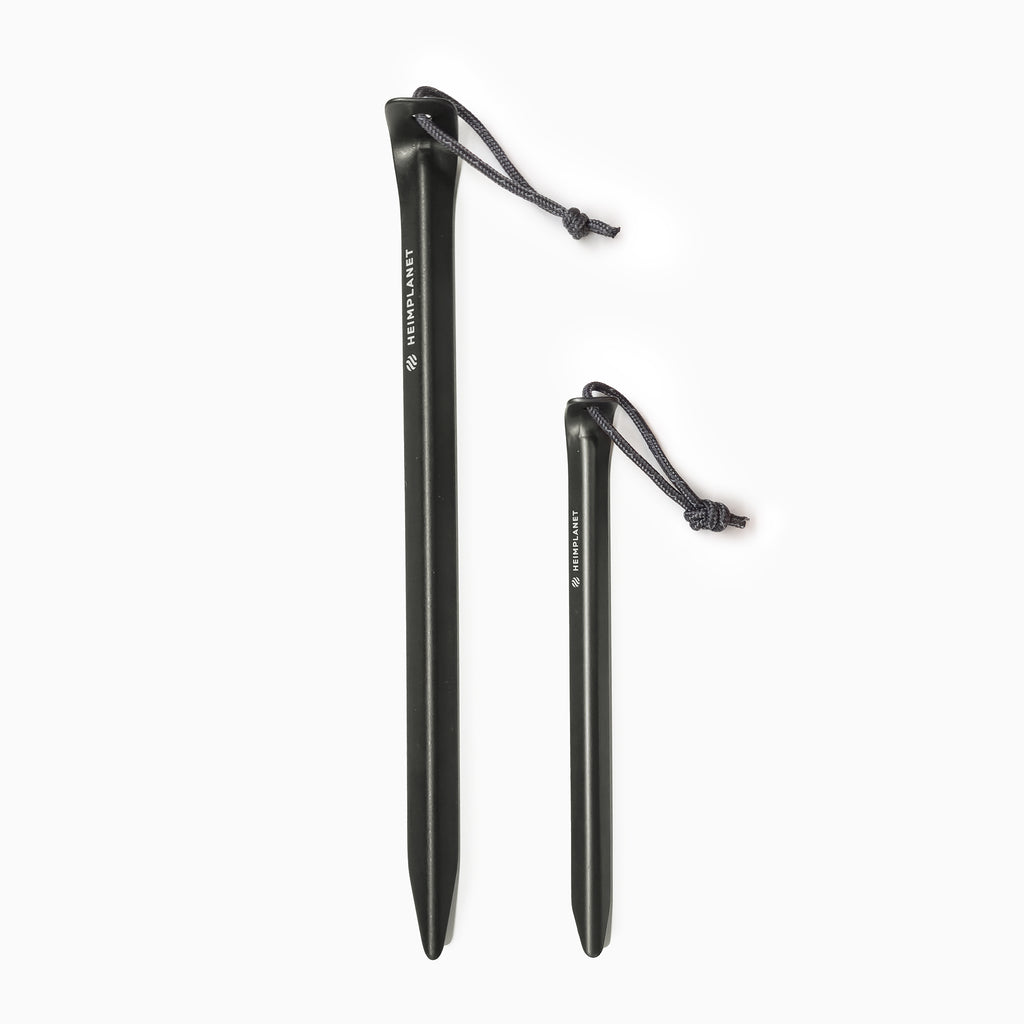 Aluminium Heringe in V-Form (Set mit 8 Stck.)