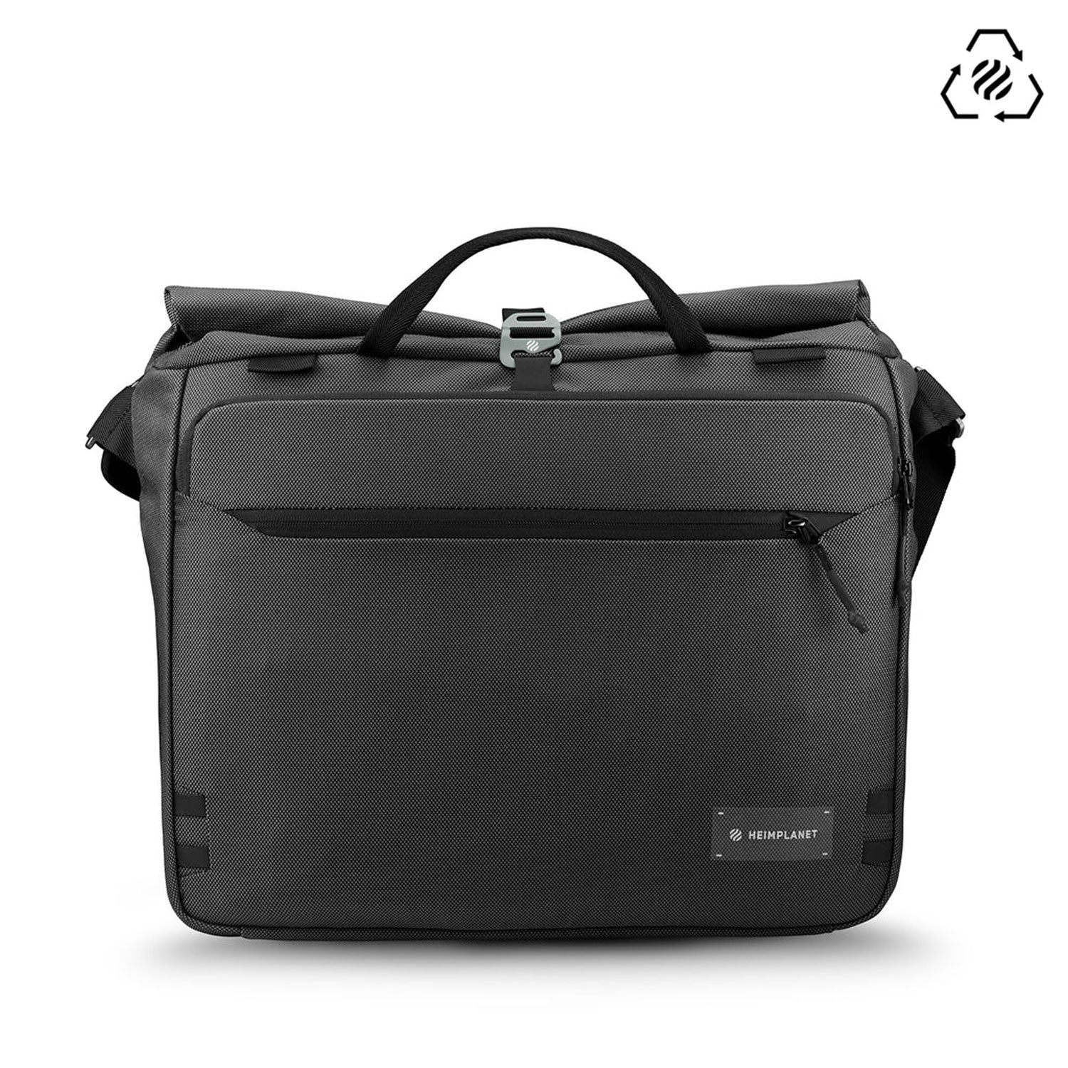 Re-stored Transit Line Roll Top Messenger Bag, castlerock