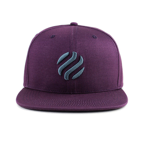 Snapback Logo, violett