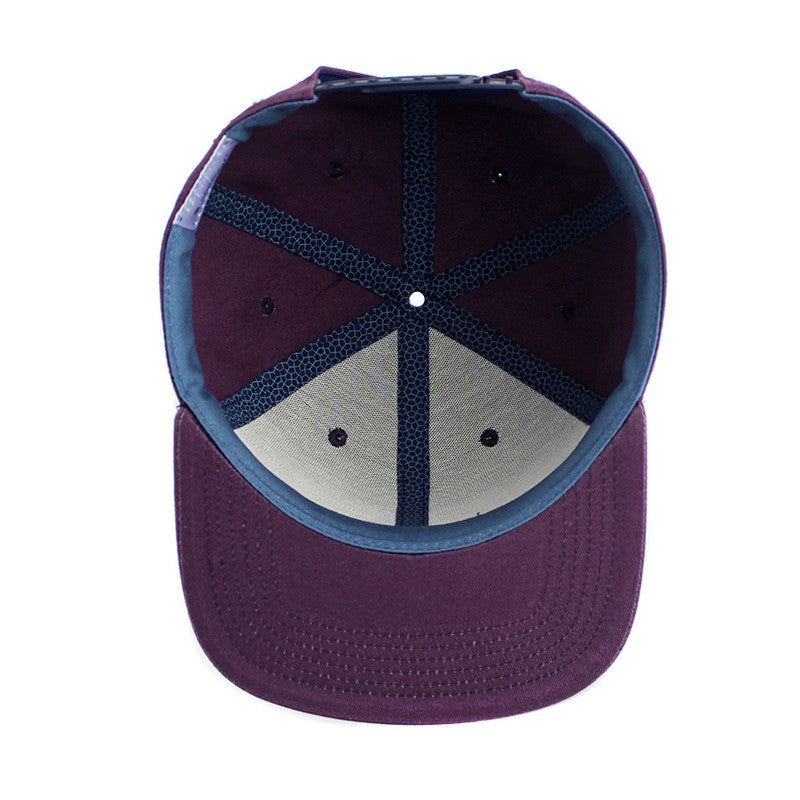 Snapback Logo, violett
