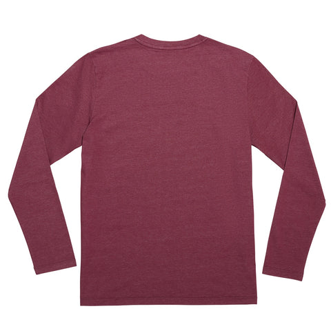 COOLEVER Longsleeve reflective logo ball, aubergine