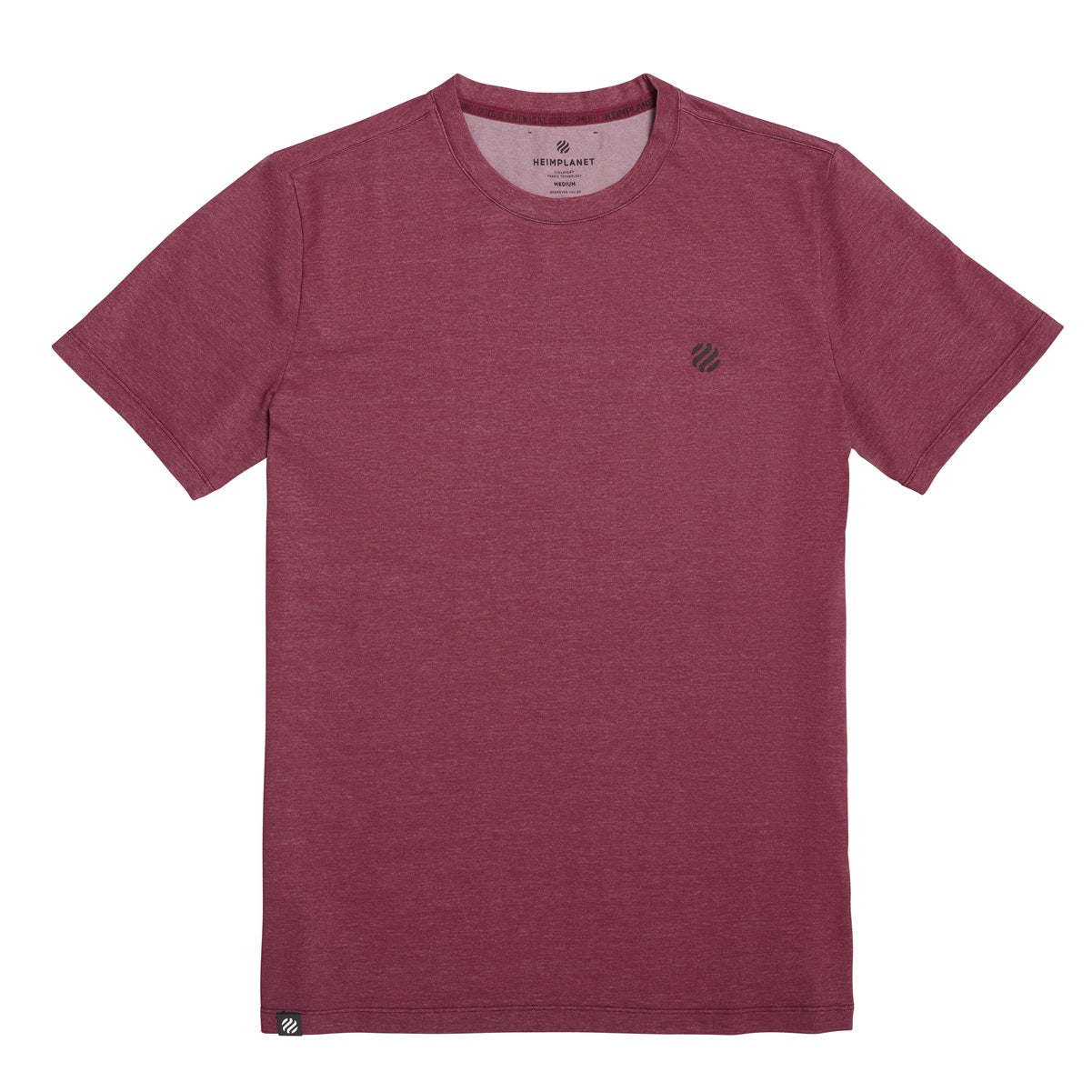 COOLEVER™ T-Shirt reflective logo ball, aubergine