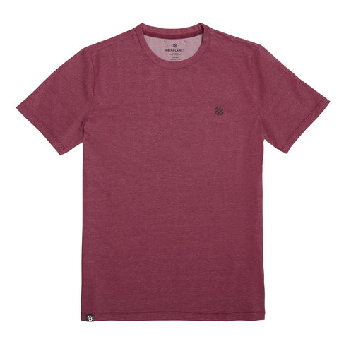 COOLEVER T-Shirt reflective logo ball, aubergine