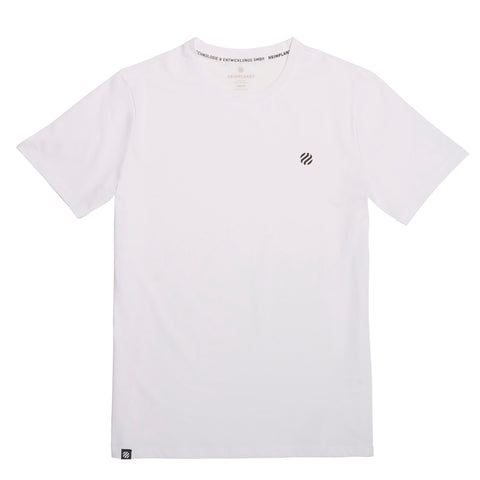 COOLEVER T-Shirt reflective logo ball, weiss