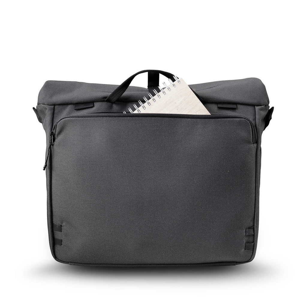 Re-stored Transit Line Roll Top Messenger Bag, castlerock