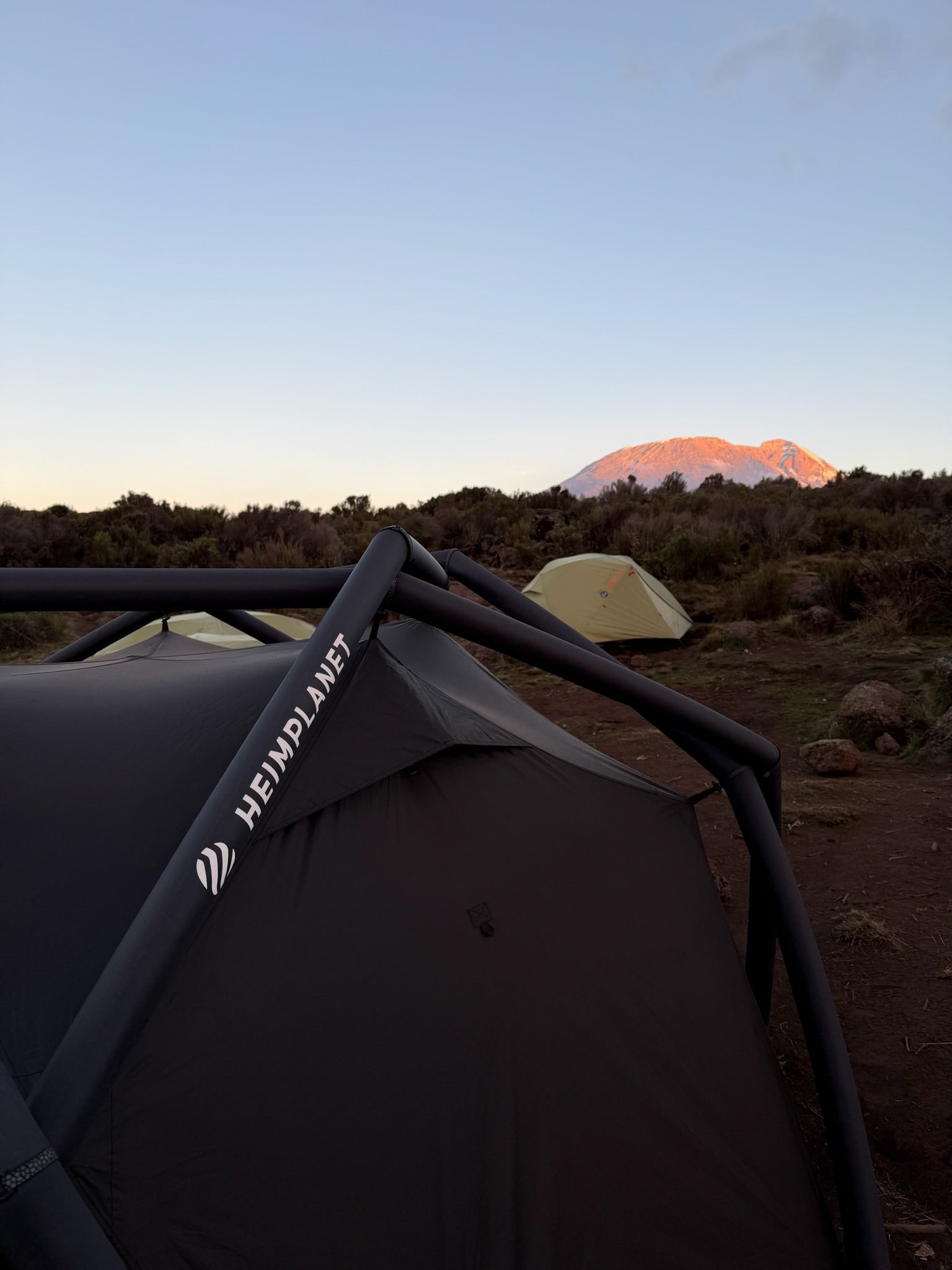 Heimplanet Zelte am Kilimandscharo