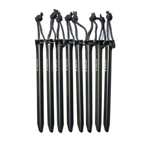 Aluminium Heringe in V-Form (Set mit 8 Stck.)