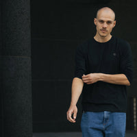 COOLEVER Longsleeve reflective logo ball; schwarz