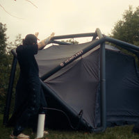 One Pump System/ Schneller Aufbau über nur eines der Ventile (60 Sek. Aufpumpzeit).