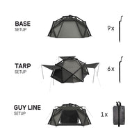 CLOUDBREAK Shelter; All Season, Black/Tactical Grey