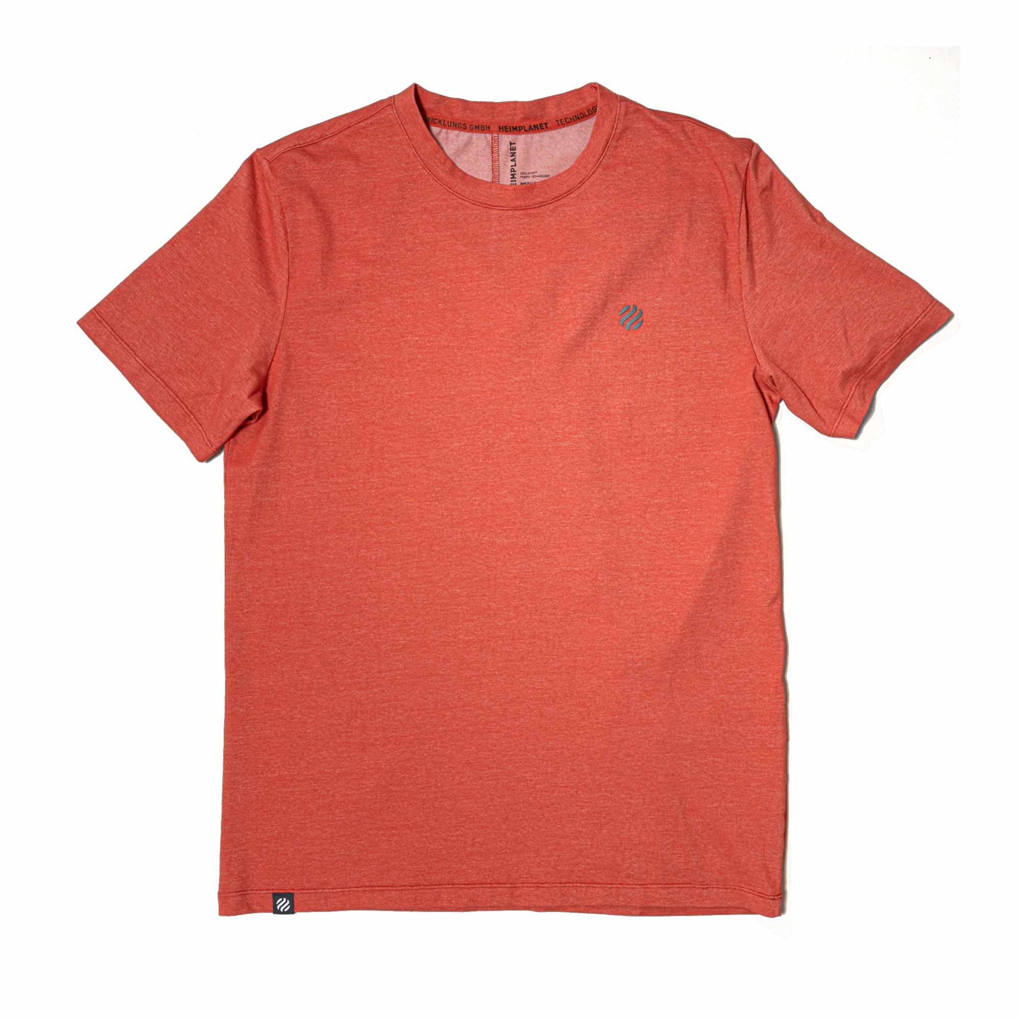 COOLEVER T-Shirt Overdye, red