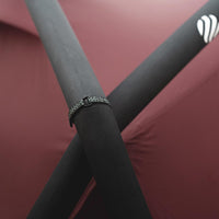 Zweilagiger Luftrahmen/TPU-Schlauch ummantelt von reißfestem 140 HPE Dacron - extrem stabil, unter Extrembedingungen getestet. Zusätzlich verstärkt wo Bodenkontakt besteht.
