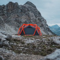 THE CAVE XL; 4-Season, Neon Red/Castlerock
