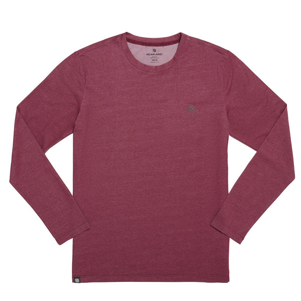 COOLEVER Longsleeve reflective logo ball, aubergine