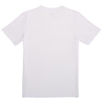 COOLEVER T-Shirt reflective logo ball, weiss