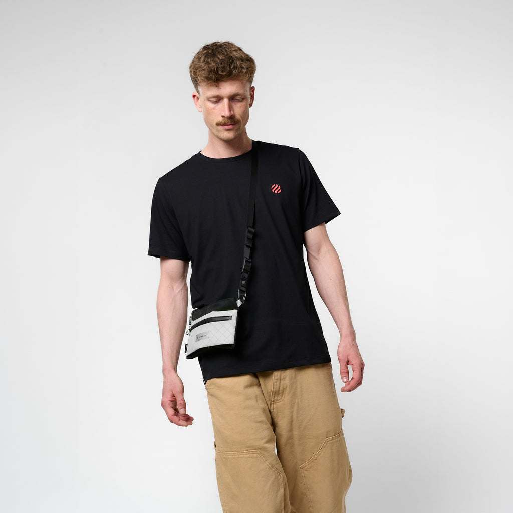 CARRY ESSENTIALS Neck Pouch (A6); Silver Bullet