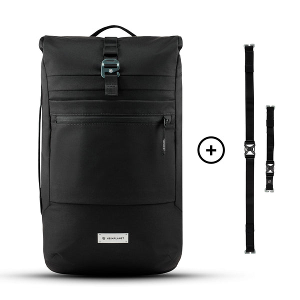 CARRY ESSENTIALS Commuter Pack; Black