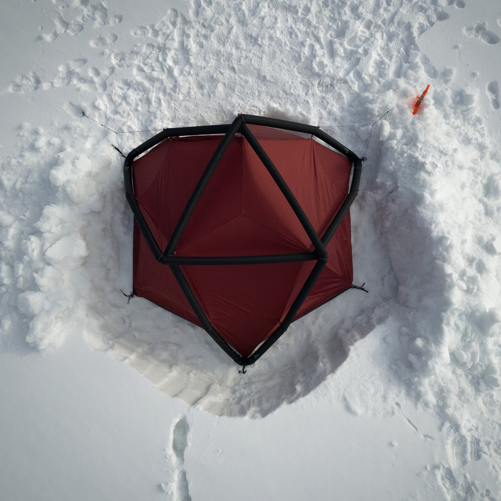 Inflatable Diamond Grid (IDG)/
Bei Kirra bestehend aus drei  identischen Luftkammern die sich punktsymmetrisch kreuzen.