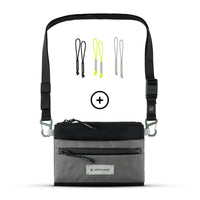 CARRY ESSENTIALS Neck Pouch (A6); Wolf Grey