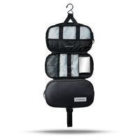 Spiegel/Der Spiegel ist mit Klettverschluss befestigt und lässt sich bei Bedarf einfach entfernen und wahlweise in dem darunterliegenden Fach verstauen. HINWEIS: Entferne die Schutzfolie vom Spiegel für ein klares Spiegelbild. 