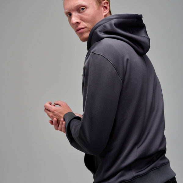 Merino-Mix Hoodie, anthracite
